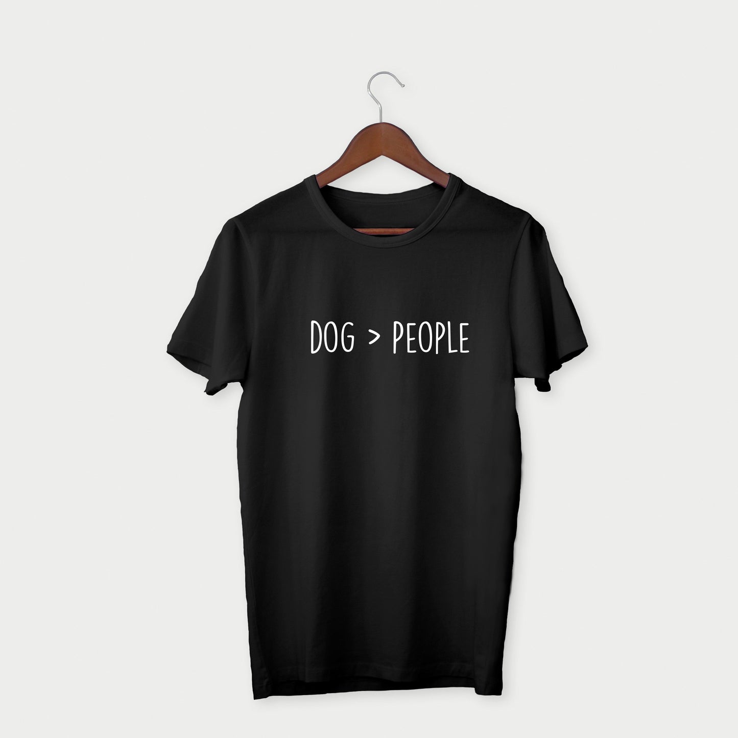 "Dogs > People" T-shirt